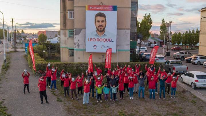 Leo Roquel agradeció a los vecinos y adelantó que trabajará por la Intendencia de Río Gallegos