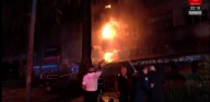 'La Soldadera' se incendia cerca del Monumento a la Revolución