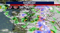 Winds ease in Seattle on Sunday with mountain snow