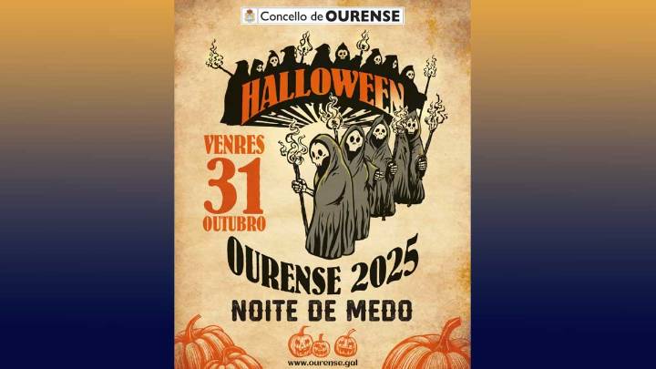 Ourense celebrará una gran “Noche de Miedo” con desfiles, talleres y el concierto de Heredeiros da Crus