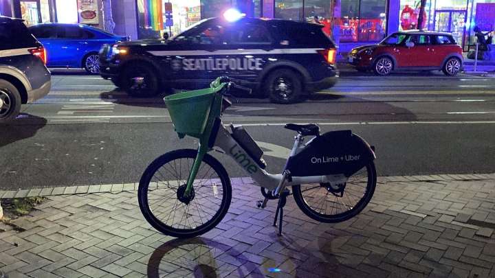 Seattle police seek Lime bike hit