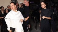 Meghan Markle Goes Draped in Balenciaga for Paris Fashion Week