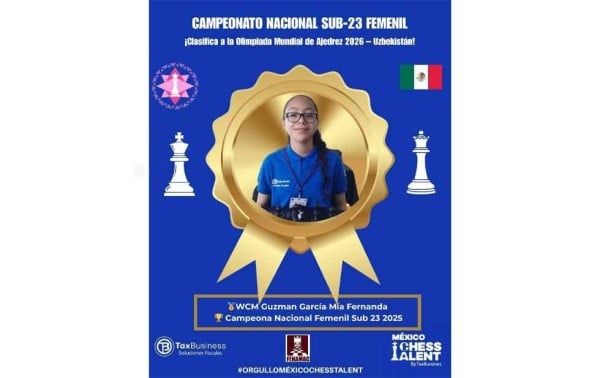 Juarense, Campeona Nacional Femenil en ajedrez… ¡a los 12 años!