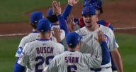 Cubs use 4-run 1st inning to top the Brewers 4-3 and avoid NL Division Series sweep