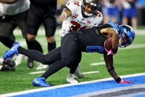 Gibbs powers Lions over Bucs in NFL showdown