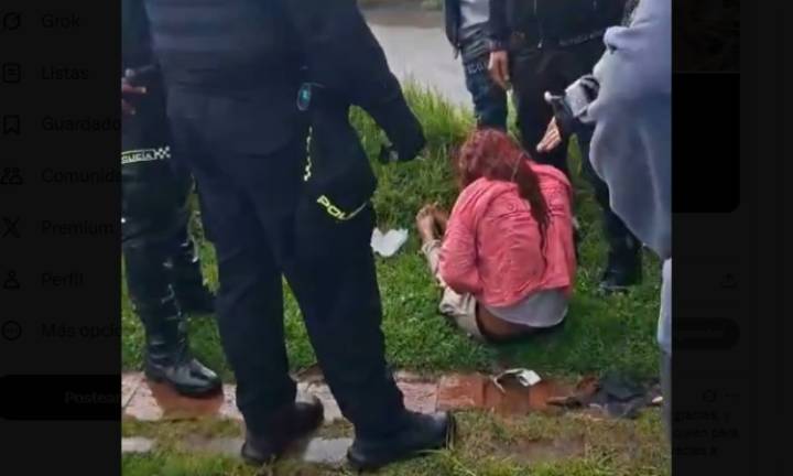 Rescate heroico en Suba: Policía y vecinos salvan a madre e hija de un caño