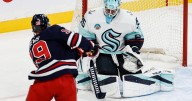 Joey Daccord makes 32 saves in the Kraken's 3