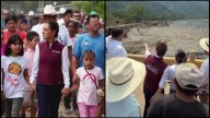 Claudia Sheinbaum supervisa apertura de caminos en Puebla, garantiza apoyo a la comunidad
