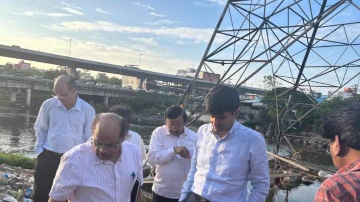 Telangana Transco CMD Surveys Flood-Hit Substation Feeders