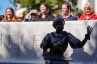Rosa Parks and Helen Keller statues unveiled at Alabama Capitol