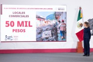Sheinbaum anuncia $10 mil millones para damnificados por lluvias