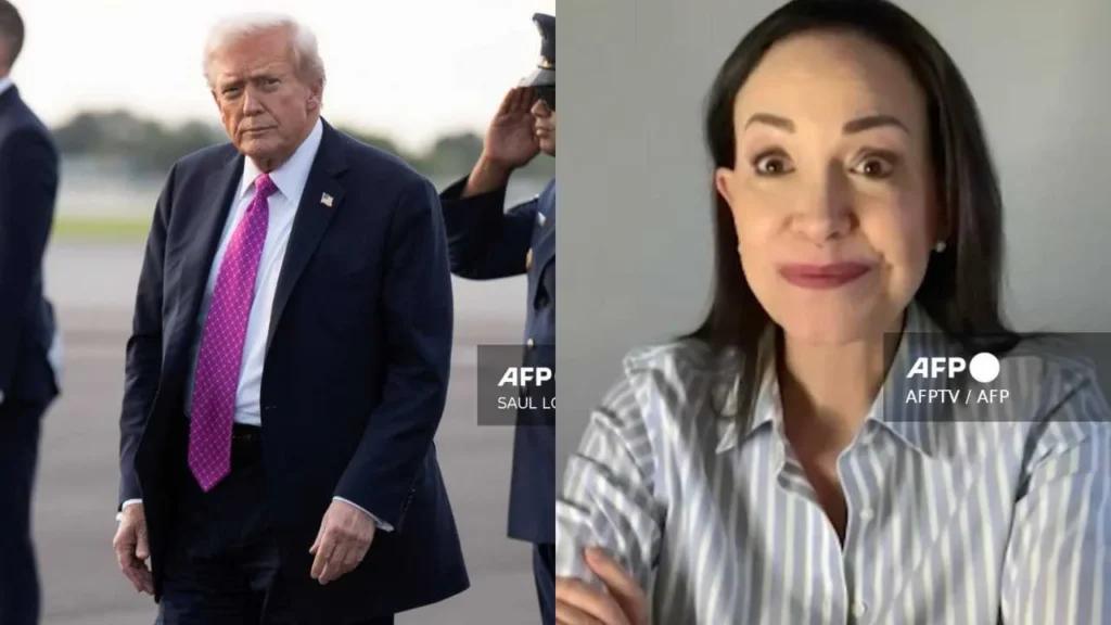 'No sé quién es': Trump desconoce a María Corina Machado