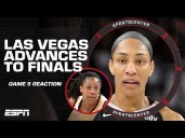 Fever vs. Aces Game 5 REACTION 🍿 Las Vegas' experience 'paid off' 