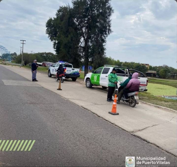 PUERTO VILELAS:    Detuvieron A Un Motociclista Con Pedido De Captura Activo