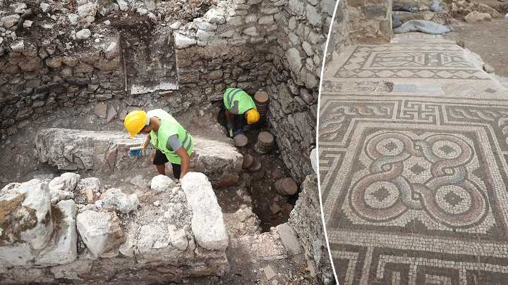 Ancient bishop's luxury bathhouse unearthed in Turkey by archaeologists