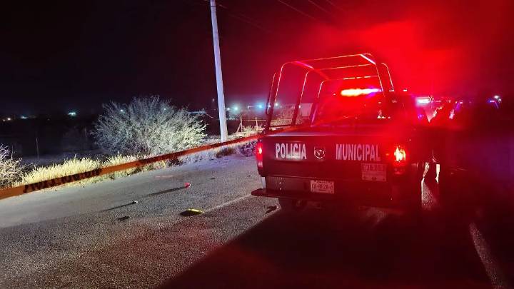 Muere otro motociclista en Matamoros tras chocar contra un poste