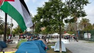 Manifestantes en apoyo a la Global Sumud Flotilla prevén acampar en Barcelona "permanentemente"