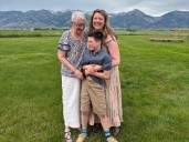 My 81-year-old mom lives with my tween and me. It's made my son more empathetic.