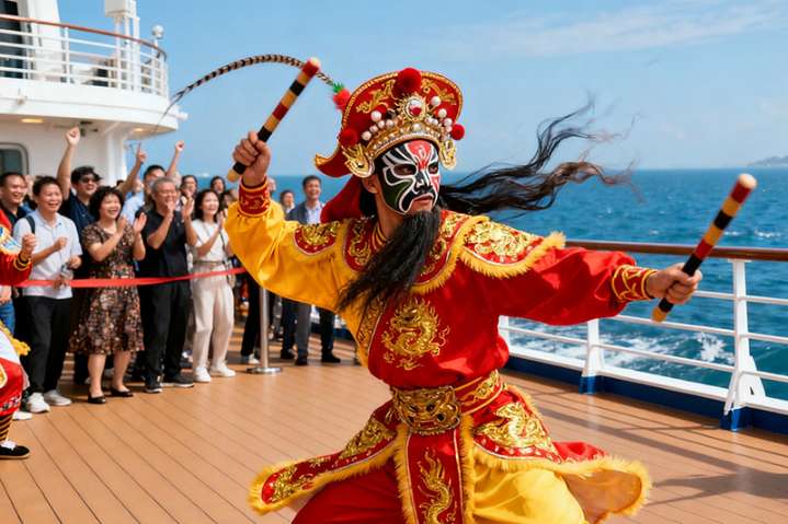StarCruises’ Yingge Dance at Sea Voyage Celebrates China’s Heritage