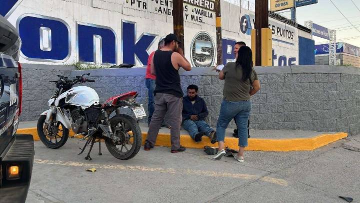 Atropella hombre de la tercera edad a motociclista de 18 años