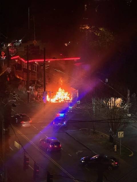 West Seattle Blog… | UPDATE: ‘Dumpster fire’ by ex-Pecos Pit