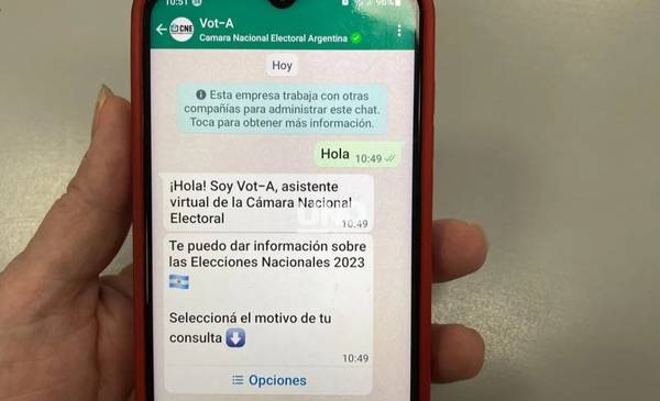 Consultá dónde votar en las Elecciones 2025 a través de WhatsApp