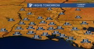 Temperatures moderate; but more fronts coming