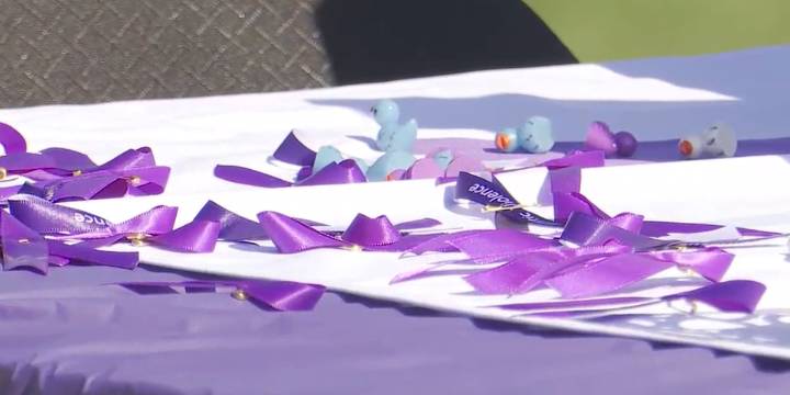 Helping raise domestic violence awareness with an inaugural walk