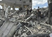 Las autoridades de Gaza denuncian “entre 65 y 70 millones de toneladas de escombros” por la ofensiva israelí