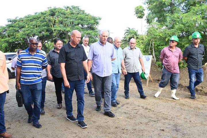Visita Díaz-Canel objetivos de interés económico en Ciego de Ávila (+Fotos)