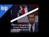 SNL’s cold open mocks Trump, Hegseth in 51st season premiere
