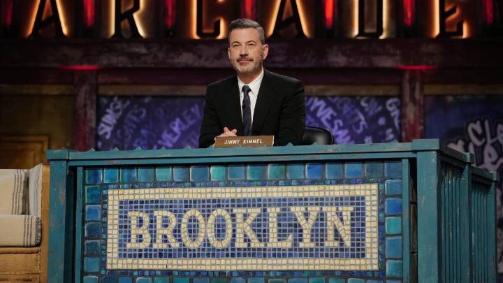 Kimmel and Colbert appear as guests on each other's shows