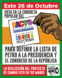 Consulta del Pacto Histórico 2025: así se elegirá al candidato presidencial este 26 de octubre