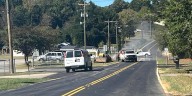 Gas leak shuts down busy road in York County