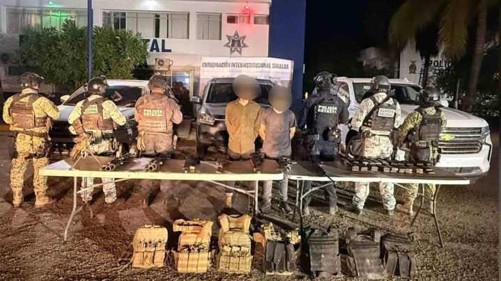 Rescatan a una Persona y Detienen a 3 Civiles Armados en Culiacán, Sinaloa