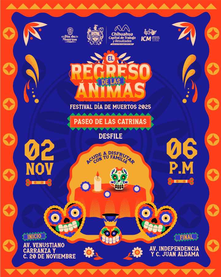 Anuncia Municipio calendario del Festival de Día de Muertos 2025 “El Regreso de las Ánimas”