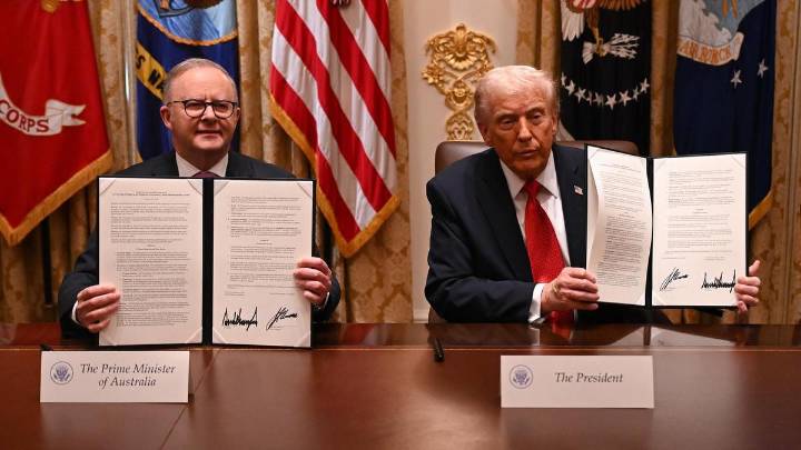 US-Australia landmark minerals deal to boost local projects after Anthony Albanese and Donald Trump sign deal