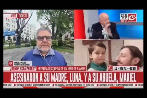 Chiche Gelblung se calentó con su compañera por hablar de violencia de género cuando contaba el doble femicidio en Córdoba