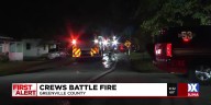 Parker District crews respond to fire at Greenville home