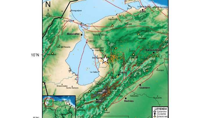 Sismo de magnitud 4,1 sacude oeste de Venezuela sin reporte de daños ni víctimas