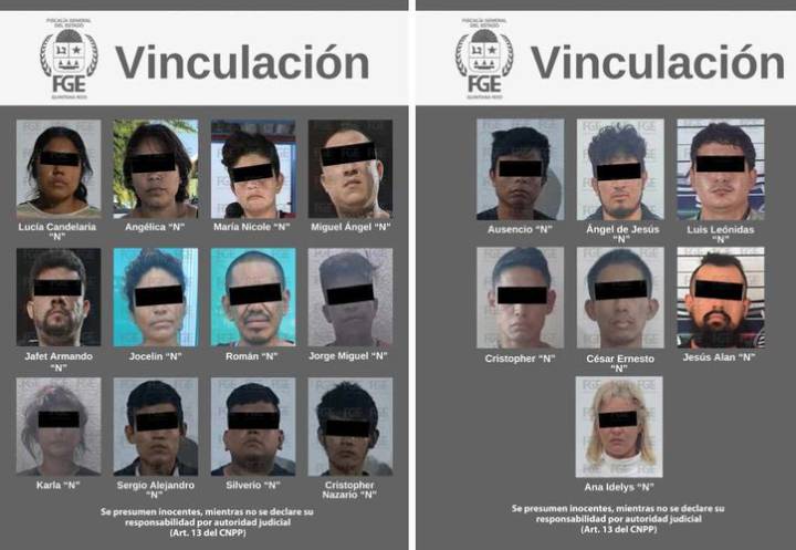 FGE vinculan a proceso a 19 personas por narcomenudeo en Benito Juárez