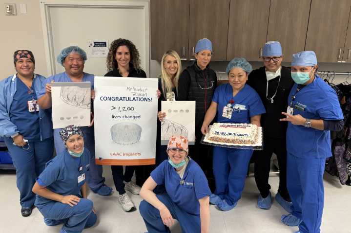 Methodist Hospital Texsan reaches stroke prevention procedure ...