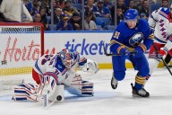 Shesterkin stops 37 shots, Sullivan gets 1st win as Rangers' coach in 4