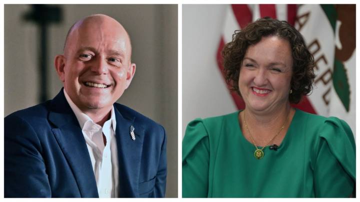 Steve Hilton, Katie Porter lead latest poll in the California governor race