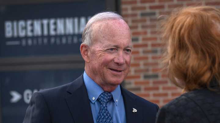Mitch Daniels asks lawmakers to do 'right thing' and reject redistricting push