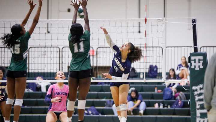 In Delaware high school girls volleyball, Tower Hill defeats Sanford