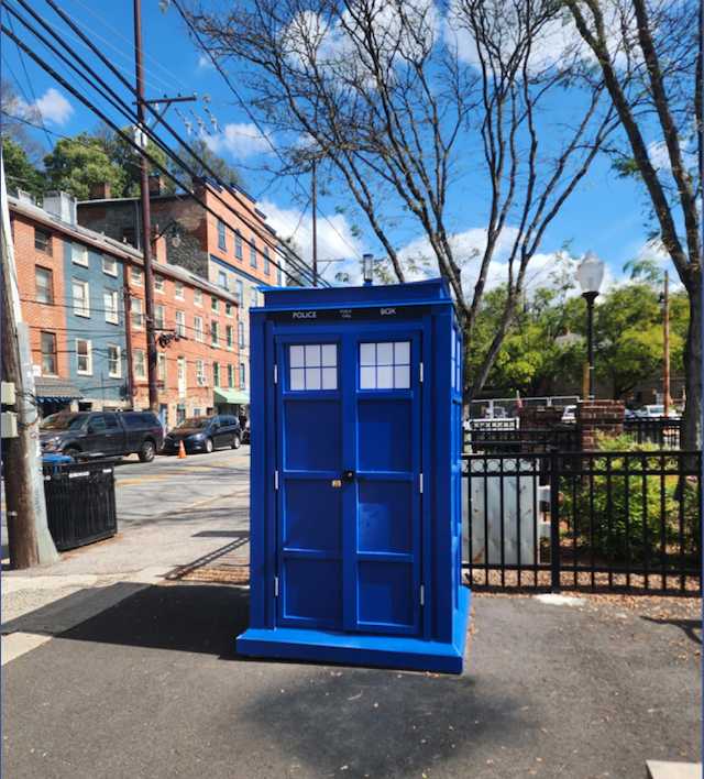 Who is up for a mystery? TARDIS appears in Ellicott City