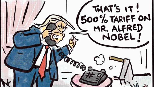 Tariff, bomb or steal: Trump’s not so noble pursuit for Peace Prize