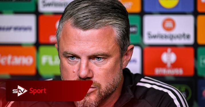 Aberdeen manager Jimmy Thelin still has belief ahead of Shakhtar Donetsk tie
