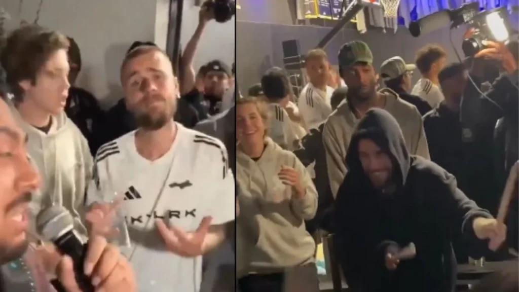 Captan a Justin Bieber tocando la tambora con una banda sinaloense en LA